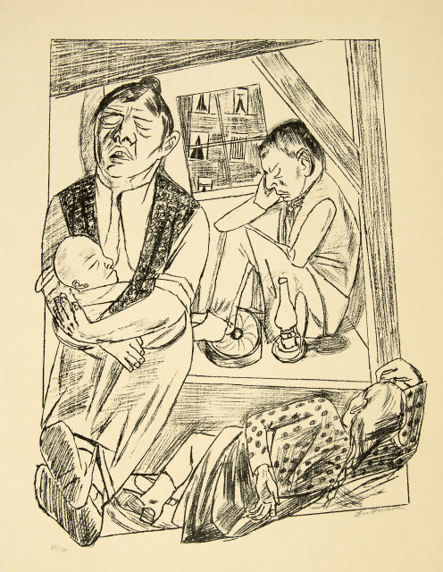 Max Beckmann  : Die Nacht , 1922