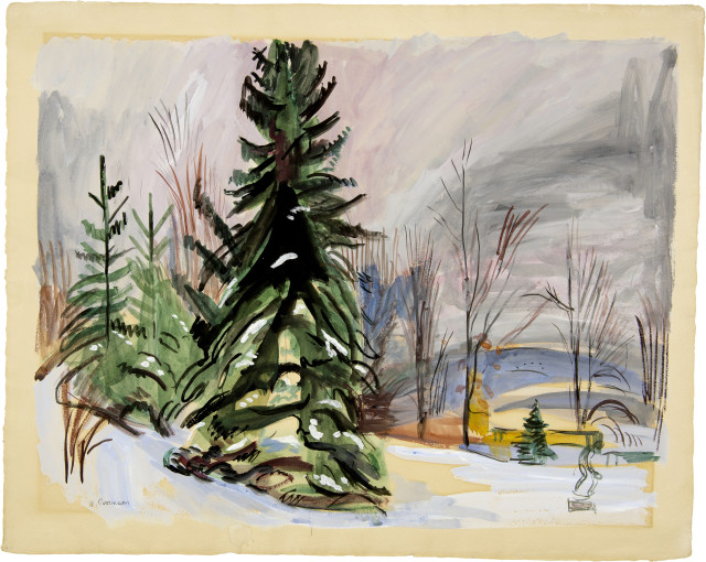 Hans Purrmann : Winterlandschaft - Winterlandschaft in ..., 1920 