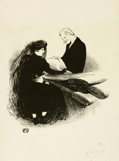 Félix Vallotton : Dernière Nouveauté, 1893