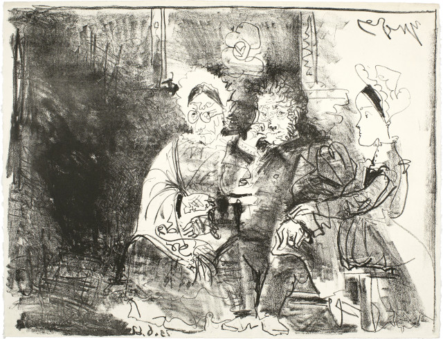 Pablo Picasso : Portrait de famille ingresque, Mougins, 19 June 1962