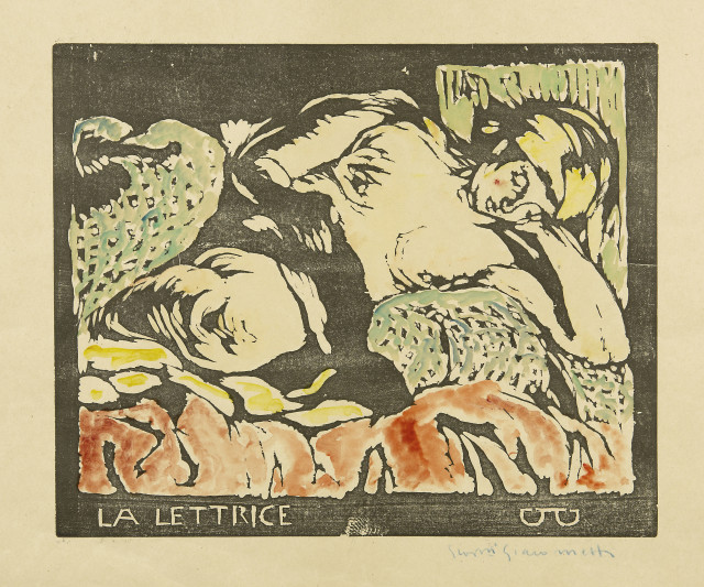 Giovanni Giacometti : La Lettrice, c. 1916-1918