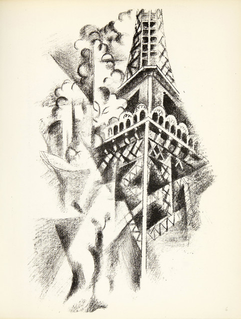 Robert Delaunay  : Joseph Delteil. Allo! Paris! , 1926