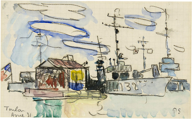 Paul Signac  : Toulon , 1931