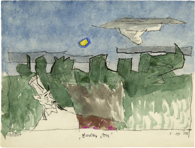 Lyonel Feininger : Evening Star, 5 July 1938