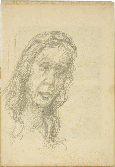 Alberto Giacometti  : Tête de femme , c. 1940