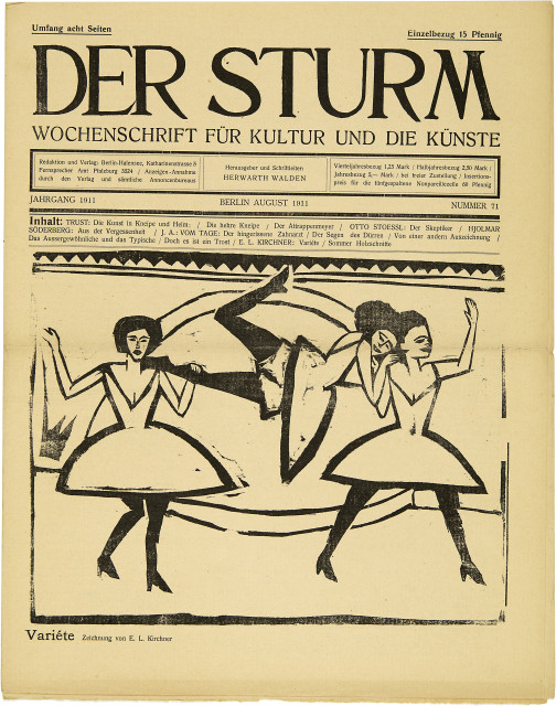 Mappenwerk  : Der Sturm. Halbmonatsschrift für Kultur und  ..., 1910-1926 