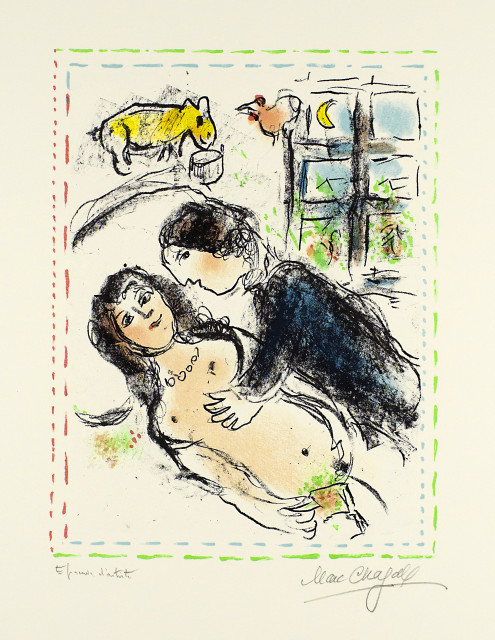 Marc Chagall  : Hyménée , November 1983