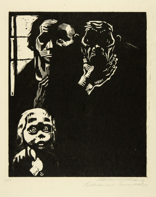 Käthe Kollwitz  : Erwerbslos , 1924-1925