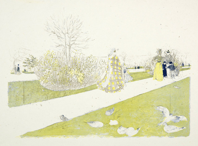 Édouard Vuillard  : Le Jardin des Tuileries , 1896