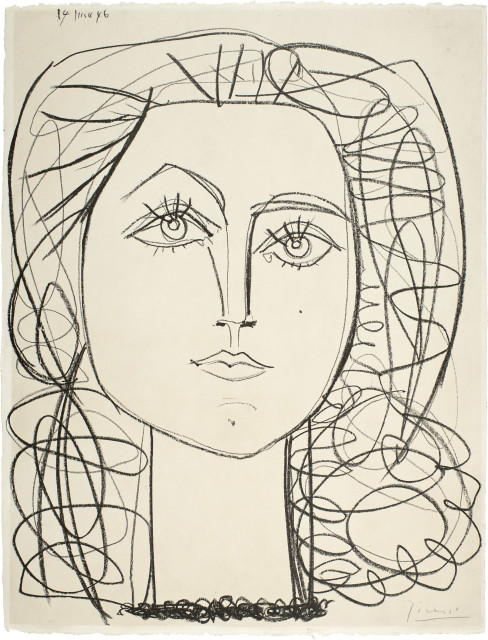Pablo Picasso  : Françoise , 14 June 1946