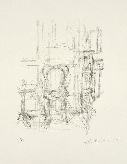 Alberto Giacometti : Chaise et guéridon, 1960