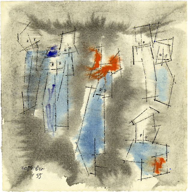 Lyonel Feininger : Ghosties, 1955