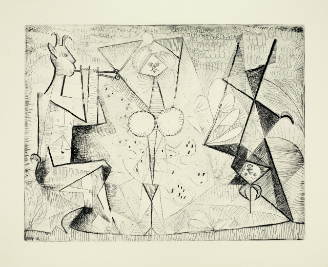 Pablo Picasso : Les Pipeaux, 1946