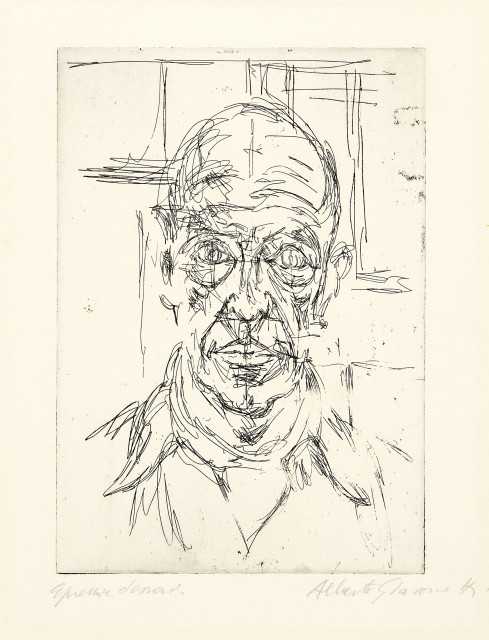 Alberto Giacometti : Michel Leiris II, 1957-1958 