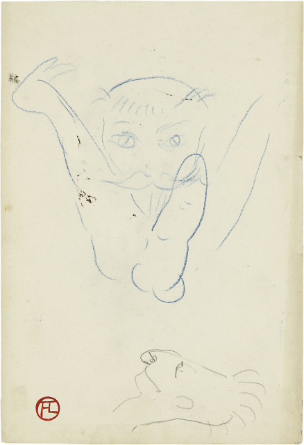 Henri de Toulouse-Lautrec : Homme, jambes en l'air, c. 1891