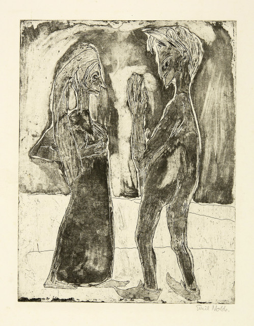 Emil Nolde : Nachbarsleute, 1922