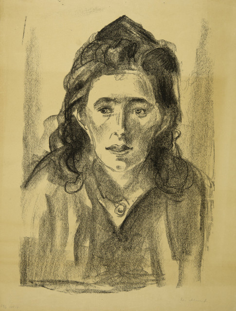 Edvard Munch  : Strassenmädchen - Mädchen von Skagen , 1919-1920 
