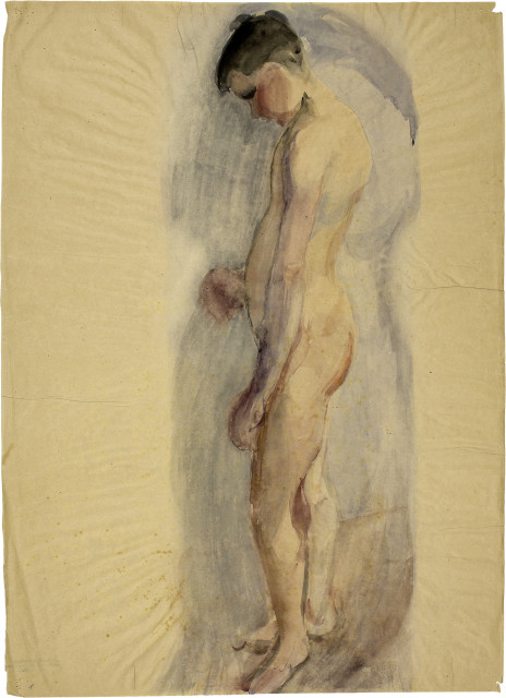 Otto Meyer-Amden : Unbekleideter Knabe, 1920-1930 