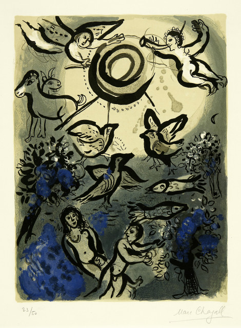Marc Chagall  : Création , 1958-1959