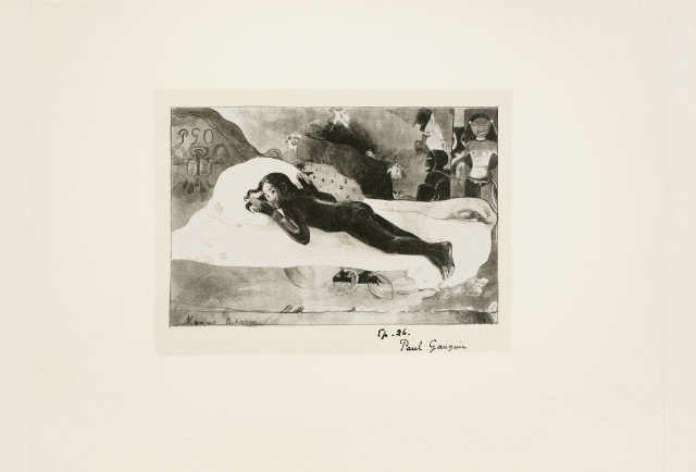 Paul Gauguin  : Manao Tupapau , Paris before March 1894