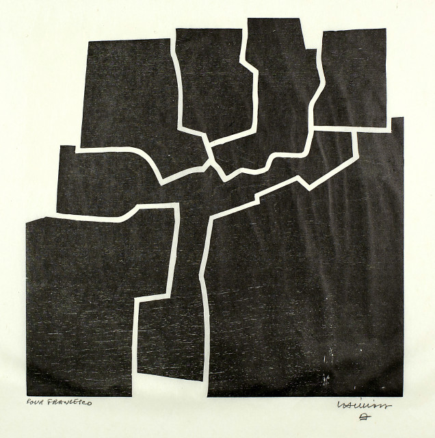 Eduardo Chillida  : Beltza , 1969 