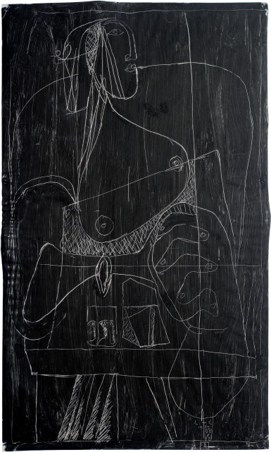 Le Corbusier : Femme à la bougie et avec mains croisées ..., 1939/1957