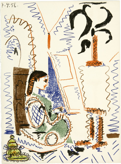 Pablo Picasso  : Jaime Sabartés. Dans l'Atelier de Picasso , 1957