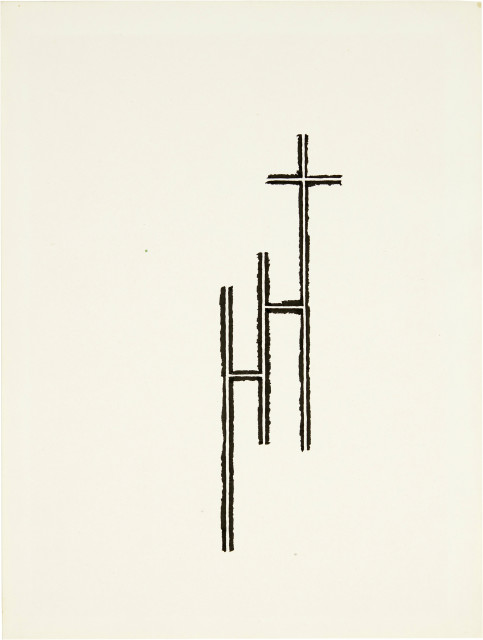 Richard Tuttle : Whitney Series ND, c. 1970