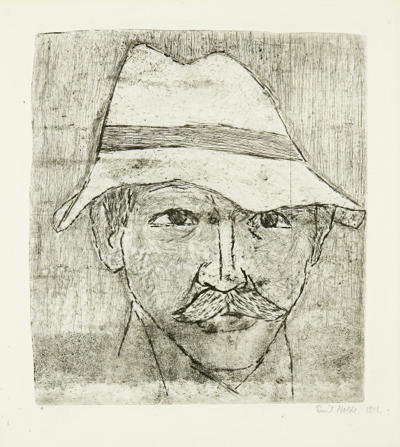 Emil Nolde  : Selbstbildnis , 1911