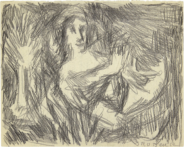 Louis Soutter : Brodeuse, 1923-1930