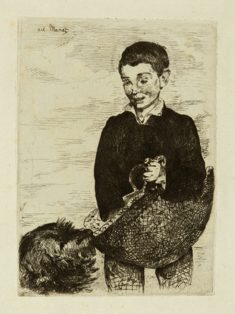 Edouard Manet  : Le Gamin , 1862, edition Stroelin 1905
