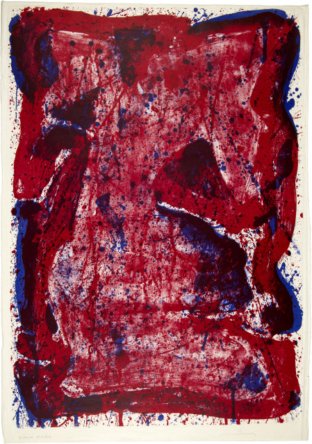 Sam Francis  : Affiche Moderna Museet Stockholm , 1960