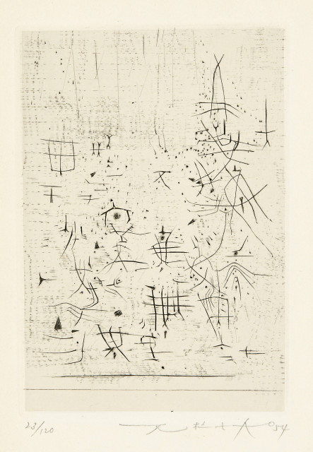 Zao Wou-Ki : Sans titre, 1954