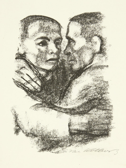 Käthe Kollwitz : Verbrüderung, Before July 1924