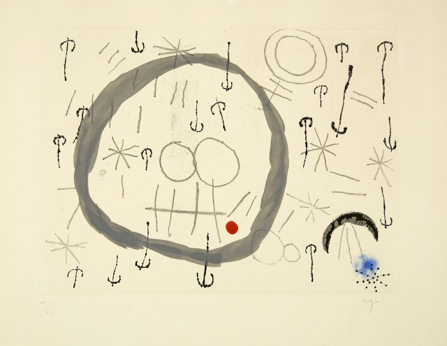 Joan Miró  : Giboulées , 1960