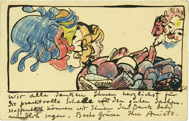 Cuno Amiet  : Postkarte , 1913