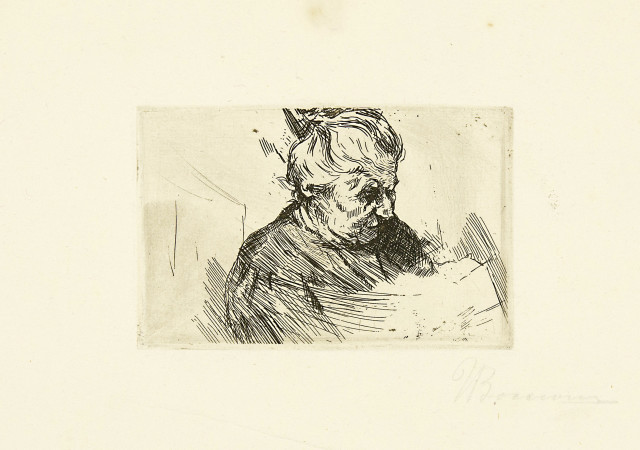 Umberto Boccioni  : La madre (Boccioni's mother) , c. 1910