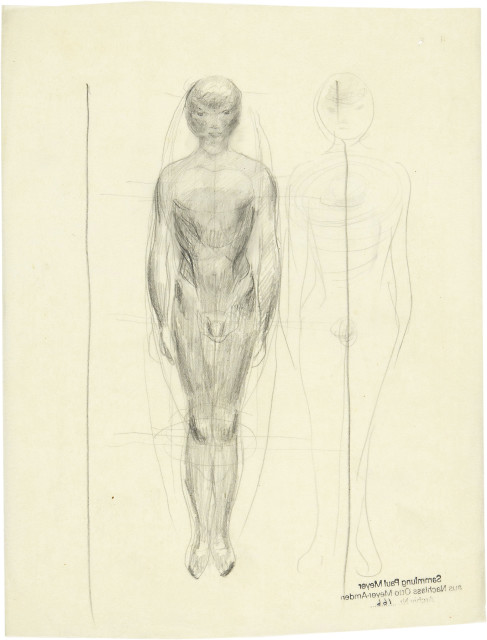 Otto Meyer-Amden : Studie zu Knabenbildnis, c. 1925