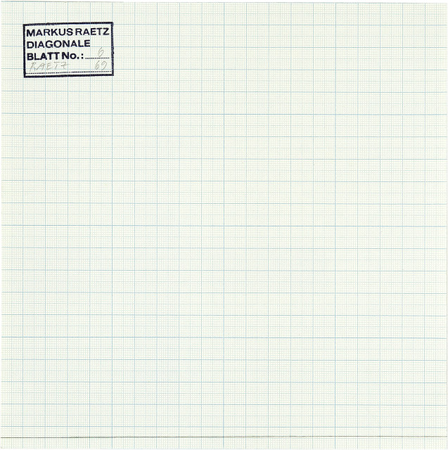 Markus Raetz : 'Diagonale', 1969