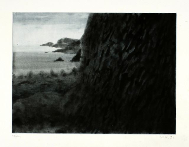 Markus Raetz : Eine Küstenlandschaft, 1991