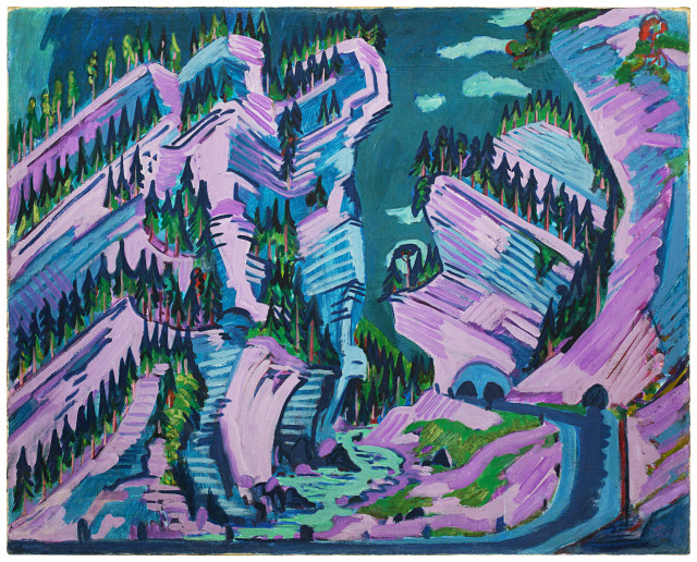 Ernst Ludwig Kirchner  : Zügenstrasse , 1922-1924 