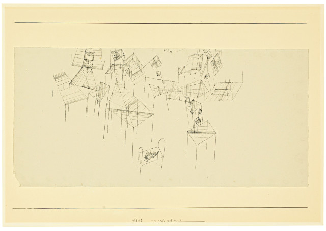Paul Klee  : Was gehts mich an? , 1928 - Werknummer 1928, 32 (M 2) 