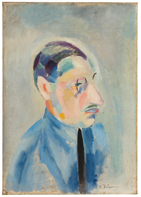 Robert Delaunay  : Portrait d’Igor Strawinsky , 1921