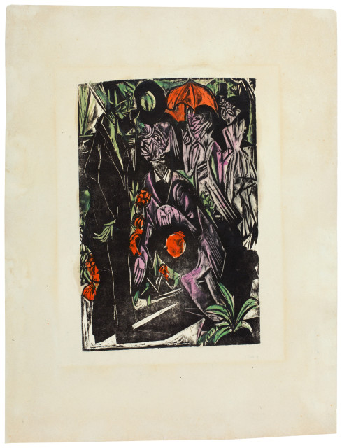 Ernst Ludwig Kirchner : Der Verkauf des Schattens, 1915