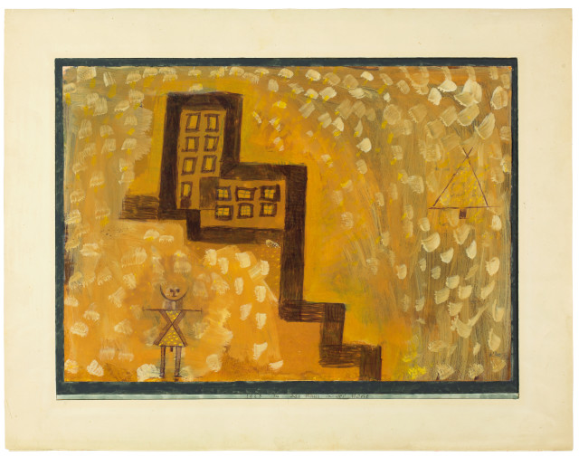 Paul Klee  : Das Haus in der Höhe , 1923 - Werknummer 1923.14 