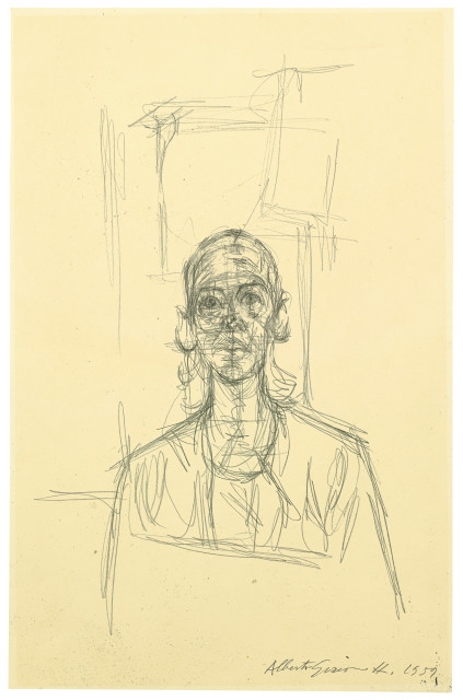 Alberto Giacometti : Portrait de Léna Leclercq, 1959