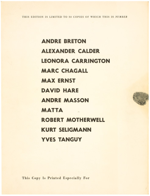 Mappenwerk  : VVV - Portfolio of eleven original works:  ..., 1943