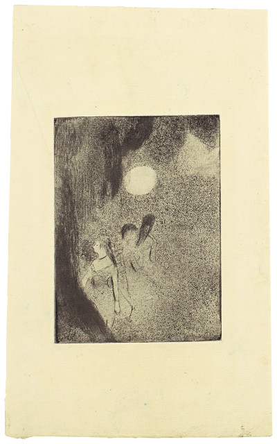 Edgar Degas : Danseuses dans la coulisse, 1879-1900