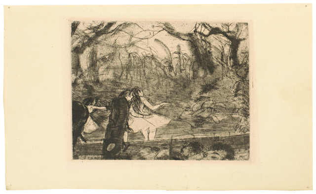 Edgar Degas : Sur la scène III, 1876-1877