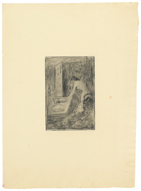Edgar Degas : Le petit cabinet de toilette, 1879-1880